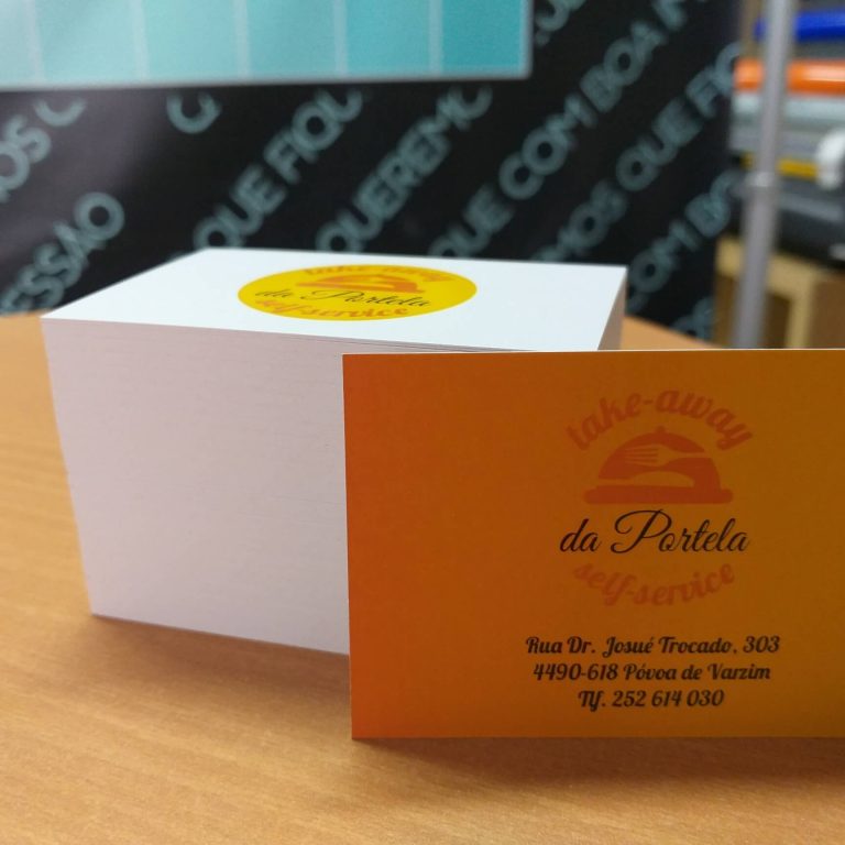 Cartões de visita personalizados para empresas e negócios locais